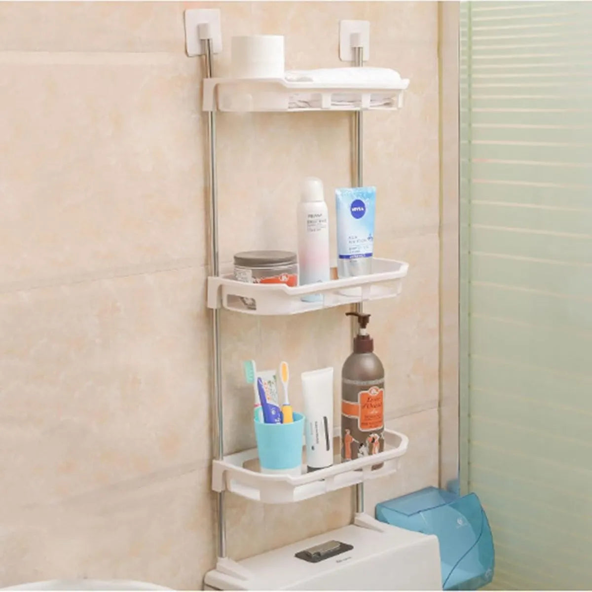 Bandeja Organizadora de 3 Niveles para Baño o Cocina