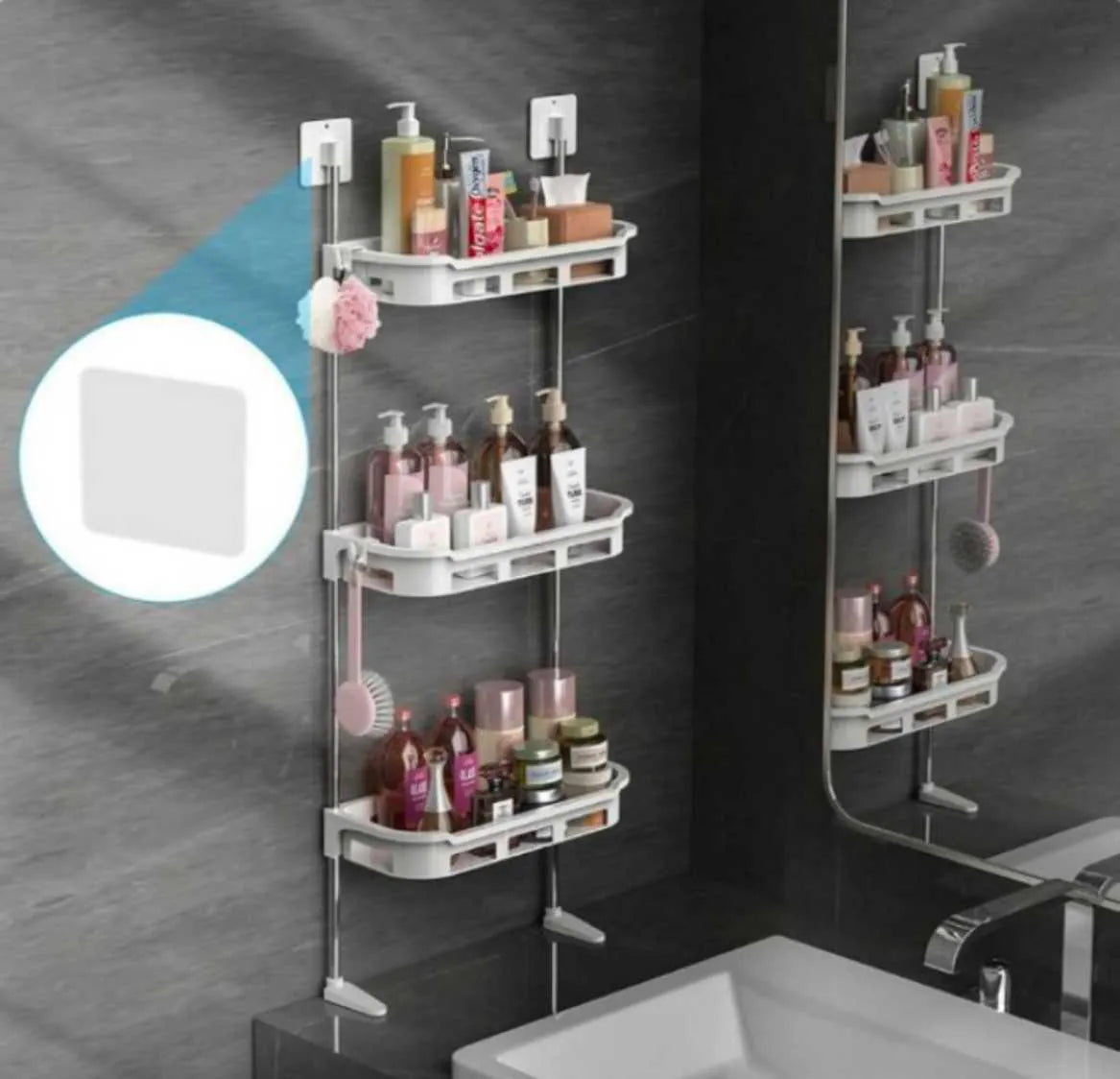Bandeja Organizadora de 3 Niveles para Baño o Cocina